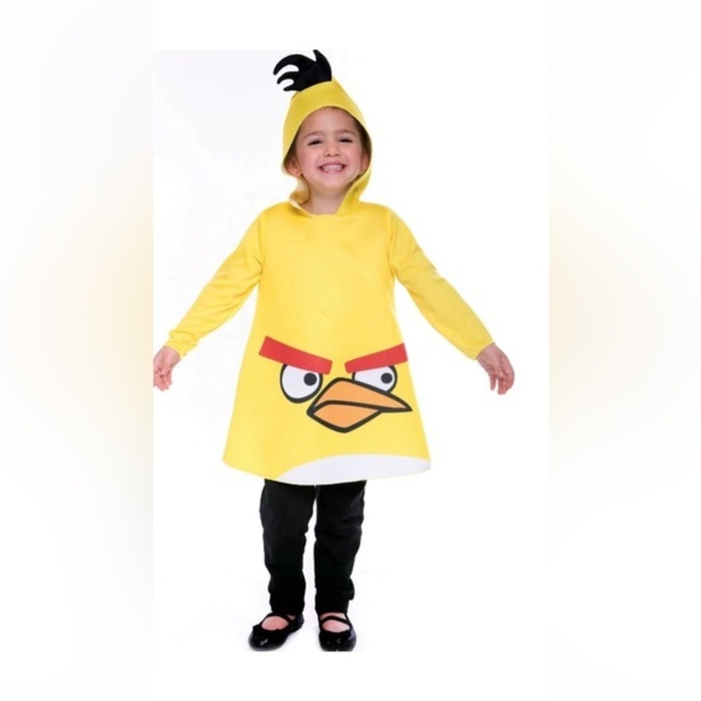 ANGRY BIRDS Yellow Bird Toddler Halloween Costume size 2T